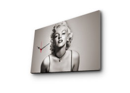 Wallity Reloj de pared decorativo de lienzo 5070CS-18 Multicolor